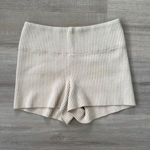 Knit micro shorts